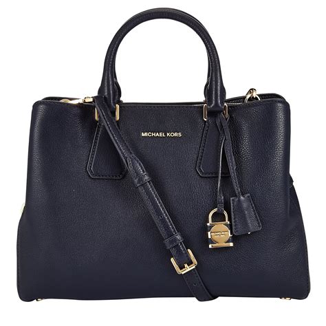 michael kors camille leather satchel